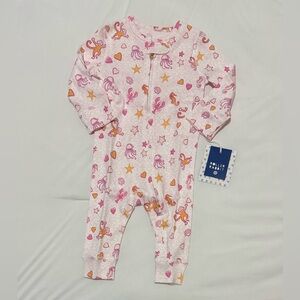 Roller Rabbit x Target Baby Adaptive Sea Life Bodysuit - NEW - Size 6-9 Months
